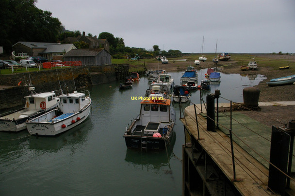 Photo 6"x4" Porlock Weir: the harbour Porlock Weir c2011
