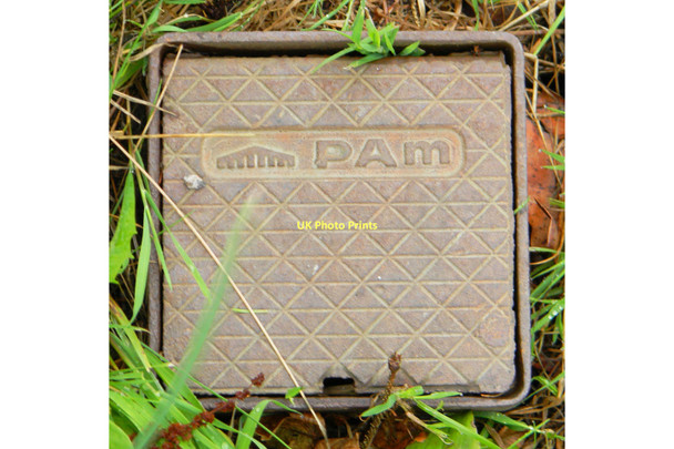 Photo 6"x4" Manhole, Drain & Access Covers on Bonawe road - (6) Connel c2011