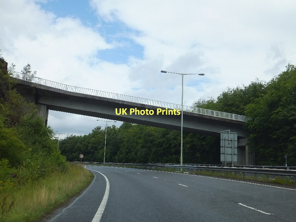 Photo 6"x4" Goitre-Coed Road bridge over A470 Abercynon c2011