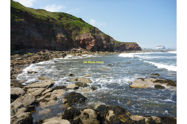 Photo 6"x4" Coastal East Lothian : Incoming Tide Between Bilsdean and Thorntonloch Cove\/NT7771 c2011