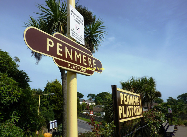 Photo 6"x4" Penmere Station Falmouth c2011