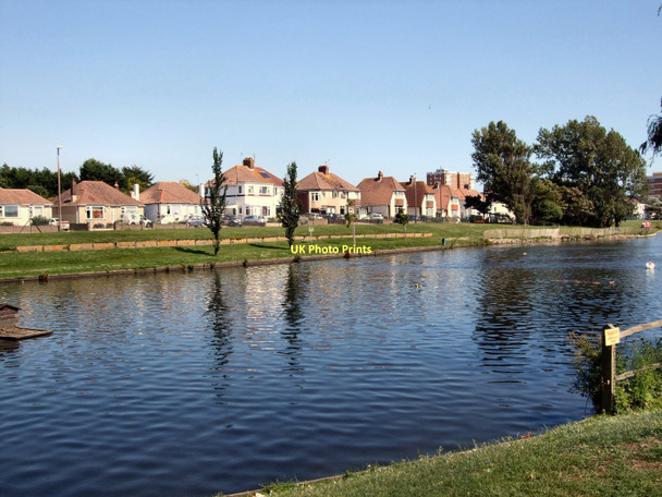 Photo 6"x4" Boating Lake, Brooklands Park East Worthing c2011