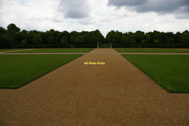 Photo 6"x4" Ham House: formal garden Kingston Upon Thames c2011