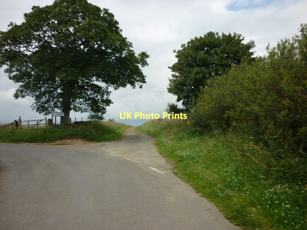 Photo 6"x4" The junction of Braygate Lane and Braygate Balk Levisham c2011