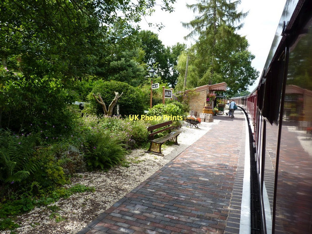 Photo 6"x4" Arley Station from the train Upper Arley c2011