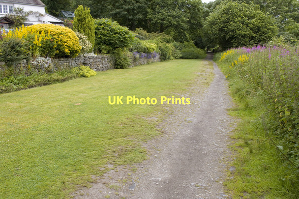Photo 6"x4" Footpath past Spoon Hall Bowmanstead c2011