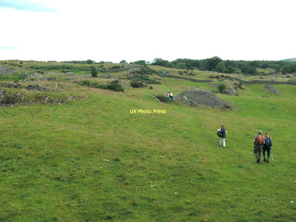 Photo 6"x4" Field of stones near Sturdy's High Cark c2011