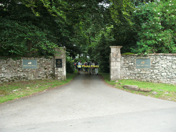 Photo 6"x4" Entrance to Bigland Hall estate Backbarrow c2011