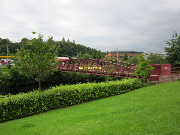 Photo 6"x4" Public Footbridge Paisley c2011