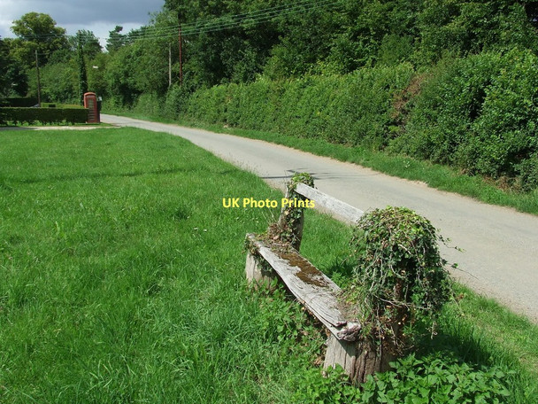 Photo 6"x4" Old Bench Little Bradley c2011