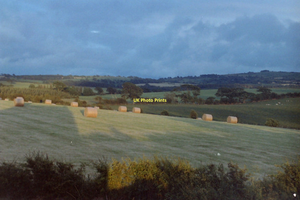 Photo 6"x4" Fields at sunset Brackenthwaite\/NY2946 c2008