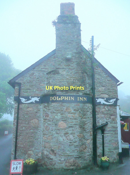 Photo 6"x4" End gable wall, The Dolphin Inn Kingston\/SX6347 c2011