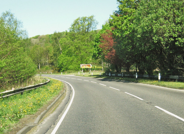 Photo 6"x4" The turning to Cairn Holy on the A75 Carsluith c2011