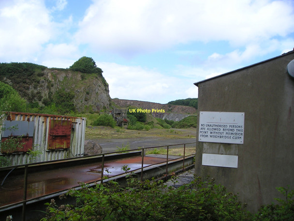 Photo 6"x4" Quarry weighbridge Woodsend\/SM8710 c2011