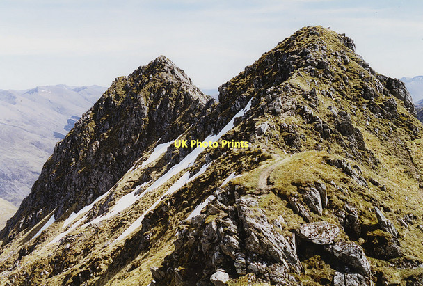 Photo 6"x4" The ridge west of Sg\u00c3\u00b9rr na Forcan Saddl c2000