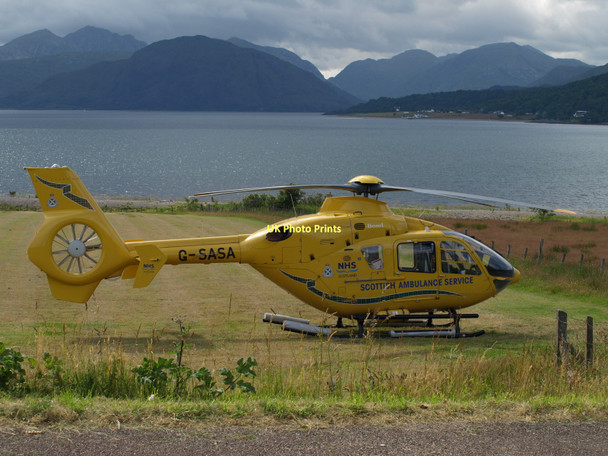 Photo 6"x4" Helicopter, North Ballachulish North Ballachulish c2008