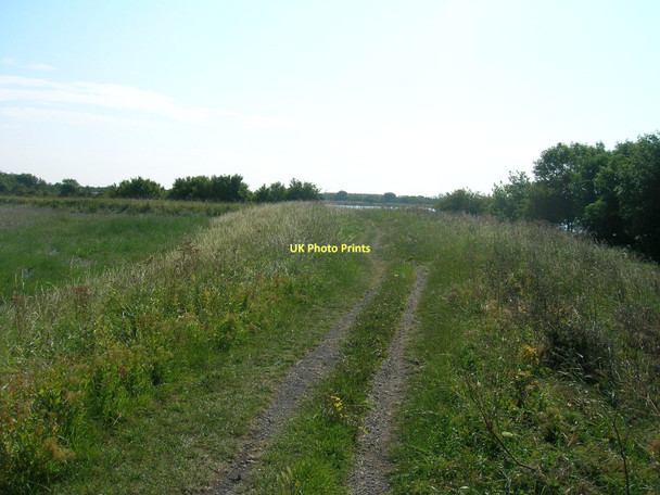 Photo 6"x4" Footpath on south bank of the Humber Barton-Upon-Humber c2011