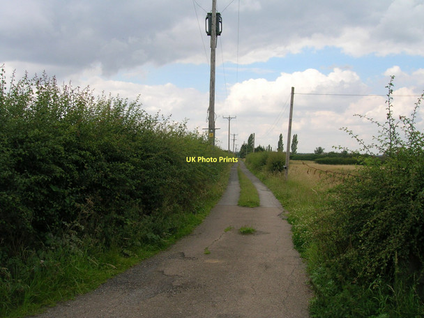Photo 6"x4" Track to Westfield Farm East Halton c2011