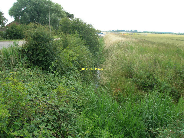 Photo 6"x4" Drainage ditch near Fir Tree Farm North End\/TA1022 c2011