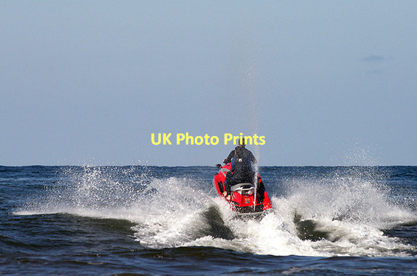 Photo 6"x4" Jet skiing at Belhaven Bay, Dunbar Dunbar c2011
