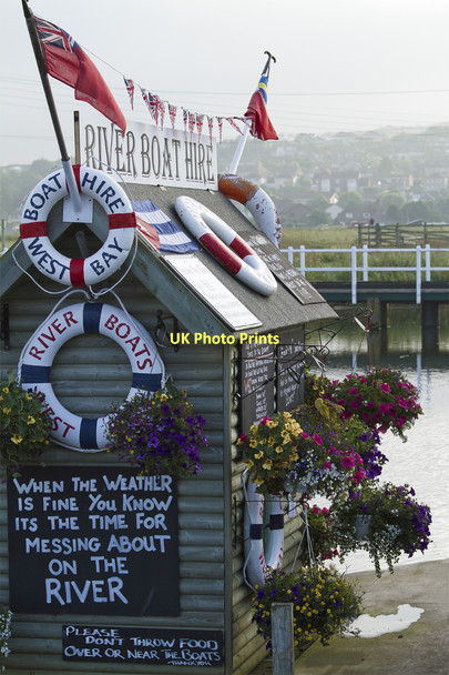 Photo 6"x4" River Boating Bridport c2011