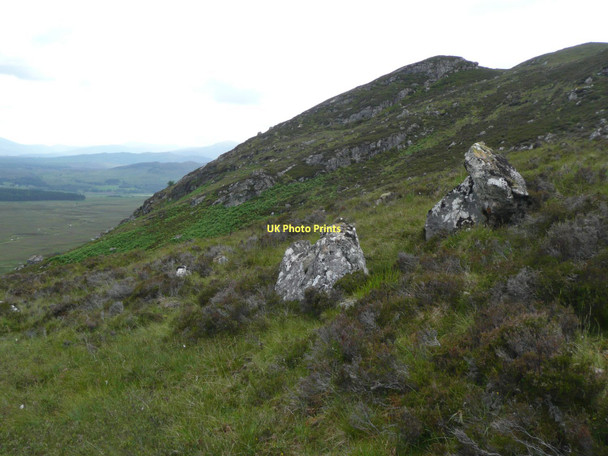 Photo 6"x4" Boulders above Leacann Dubh Balgowan\/NN6394 c2011