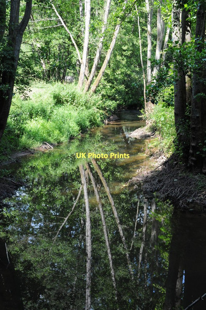 Photo 6"x4" River Leadon near Durbridge Mill Poolhill c2011
