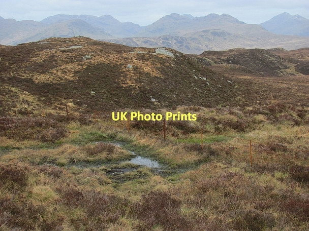 Photo 6"x4" Fence, Beinn Chochan Loch Tinker c2011