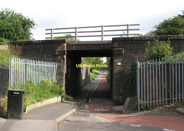 Photo 6"x4" Radford Bridge Road: the south side of the railway bridge Nottingham\/SK5641 c2011