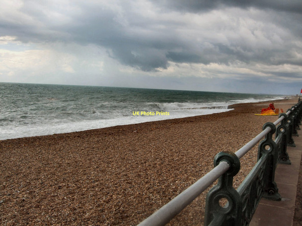 Photo 6"x4" Rough seas at Hove Hove c2011