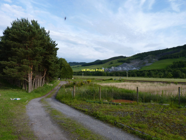 Photo 6"x4" Back road near Blair Atholl Shierglas c2011