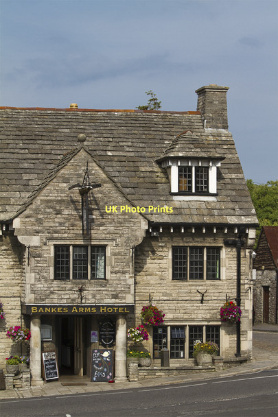 Photo 6"x4" Bankes Arms Hotel Corfe Castle c2011