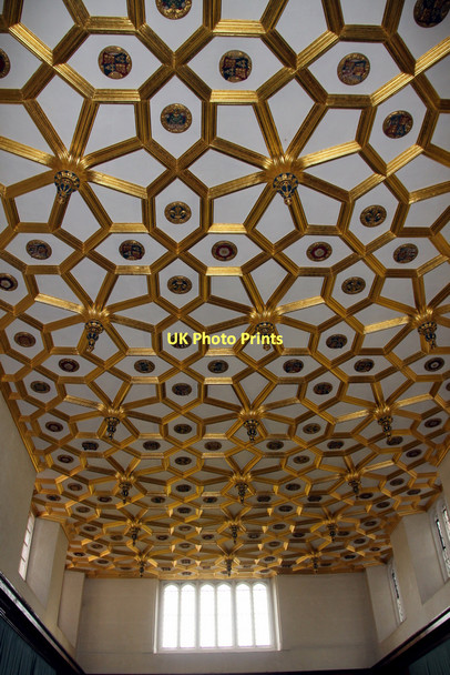 Photo 6"x4" Ceiling, The Great Hall, Hampton Court Palace, Surrey Surbiton c2011