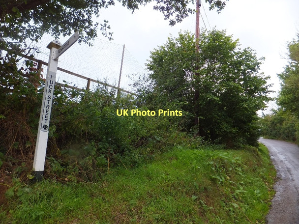 Photo 6"x4" Signpost to Penstone from Colebrooke Colebrooke\/SS7700 c2011