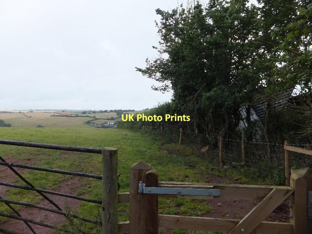 Photo 6"x4" Footpath to Penstone Colebrooke\/SS7700 c2011
