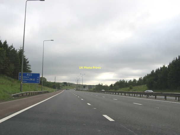 Photo 6"x4" M65 looking West Padiham c2011