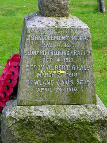 Photo 6"x4" Weston War Memorial - North side Weston\/TM4287 c2011