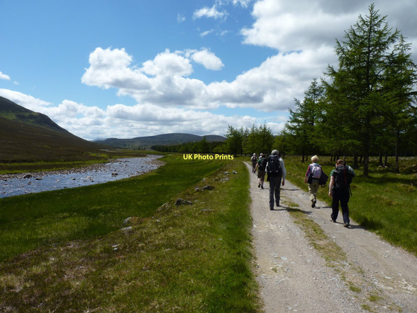 Photo 6"x4" Beside the Geldie Burn Allt an t-Sionnaich\/NO0186 c2011