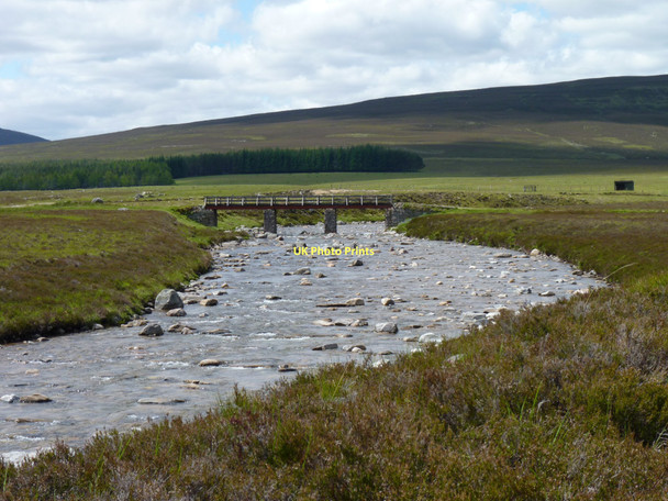 Photo 6"x4" Looking upstream on the River Dee Chest of Dee c2011