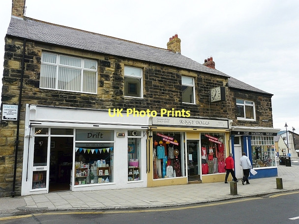 Photo 6"x4" Shops in Main Street, Seahouses Seahouses c2011