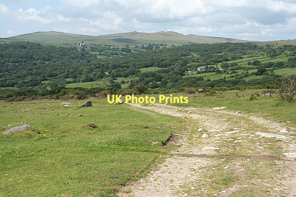 Photo 6"x4" Walkhampton: above the Walkham valley Sampford Spiney c2011