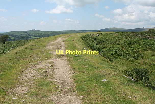 Photo 6"x4" Walkhampton: railway round Ingra Tor Sampford Spiney c2011