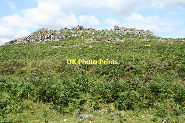 Photo 6"x4" Walkhampton: Ingra Tor Sampford Spiney c2011