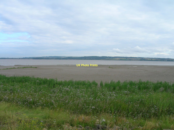 Photo 6"x4" Marsh and mud flats, River Humber Barton Waterside c2011