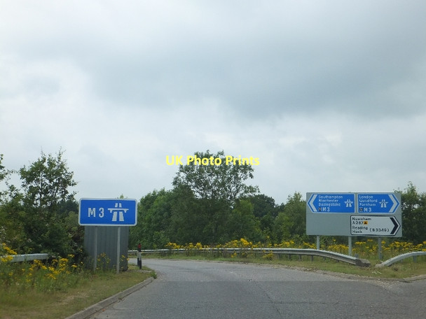 Photo 6"x4" Slip road to M3 from A287 Warnborough Green c2011
