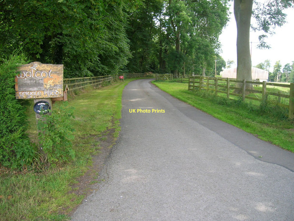Photo 6"x4" Track to Walcot Hall Alkborough c2011