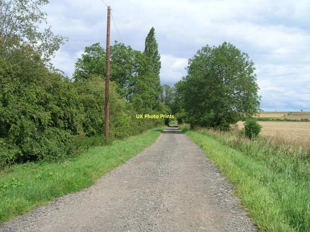 Photo 6"x4" Winteringham Lane (track) heading east West Halton c2011
