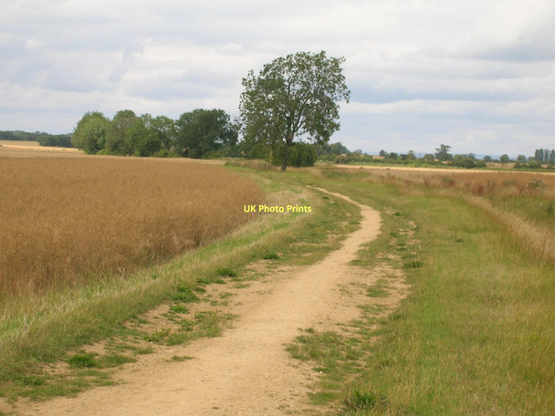 Photo 6"x4" Footpath heading north near West Halton Winteringham c2011