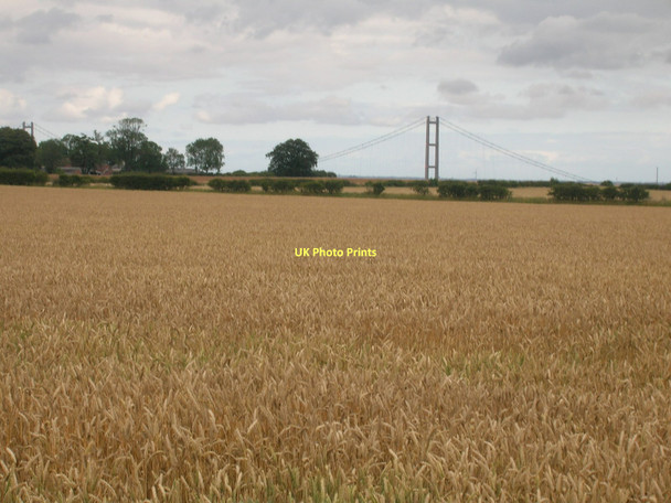 Photo 6"x4" Farmland off the A1077 Horkstow Wolds c2011