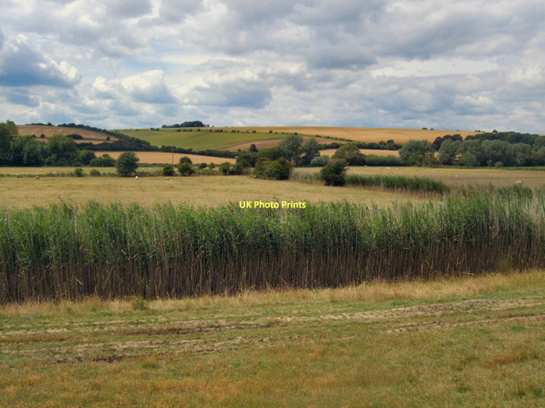 Photo 6"x4" Fields by River Ouse Southease c2011